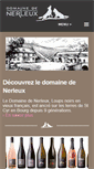 Mobile Screenshot of domaine-de-nerleux.com